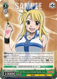 Lucy R waifu card — Weiss Schwarz